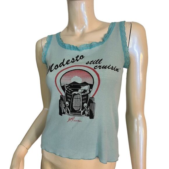Modesto California Vintage Graffiti Night Tank ‘87 - Picture 1 of 5